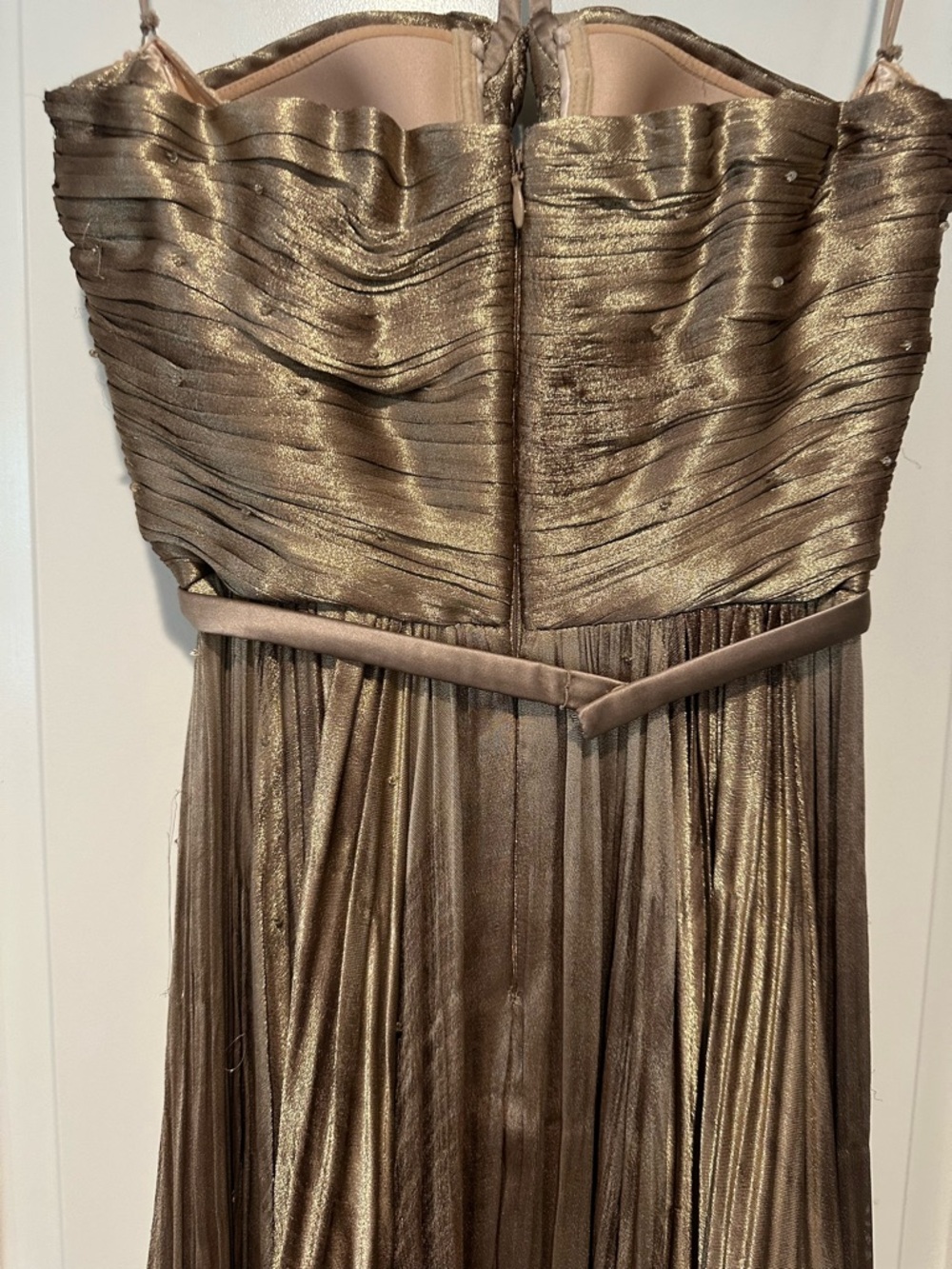 Miu Miu Halter Gown Metallic Embellished Gown One of a Kind - Picture 6 of 11